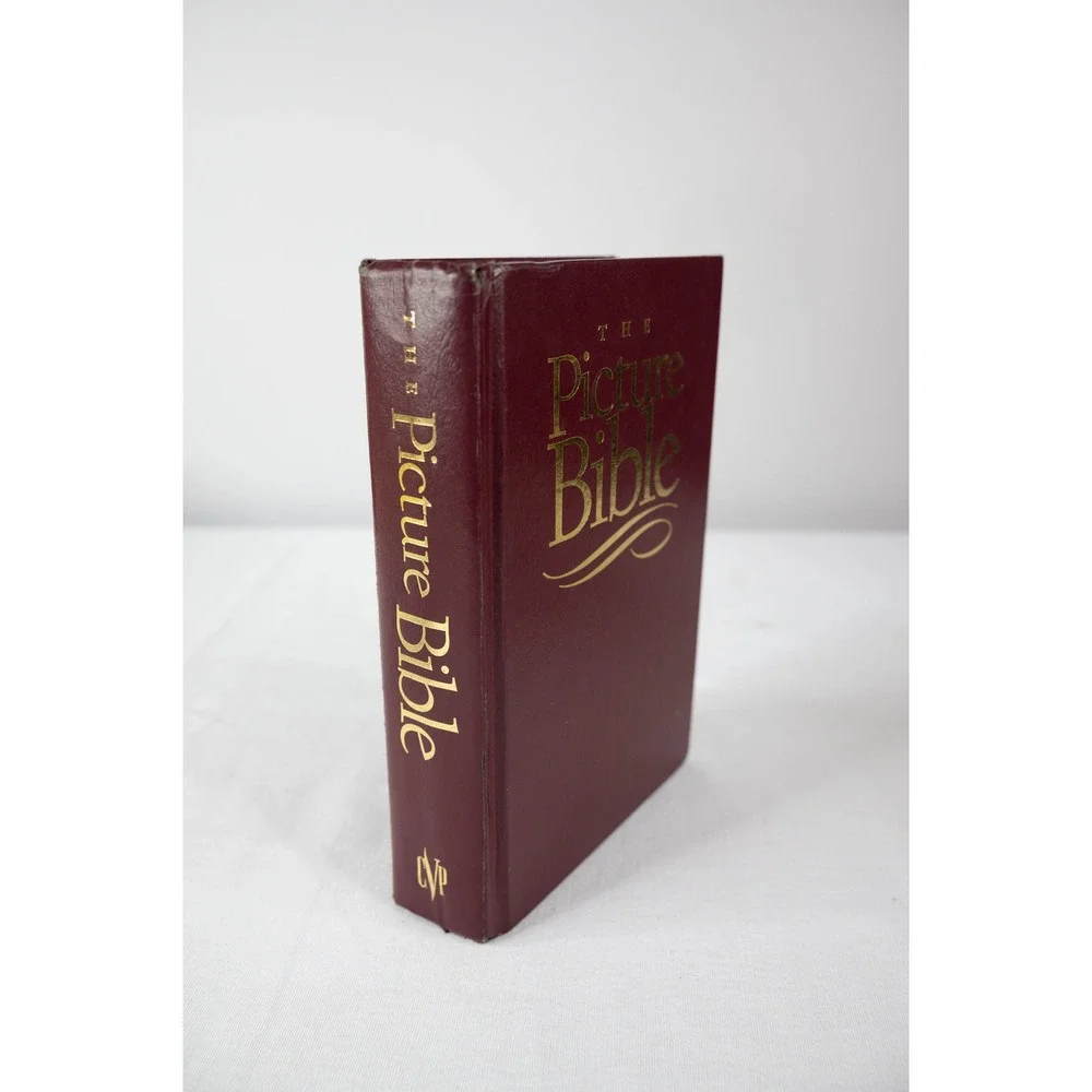 The Picture Bible Chariot Books David Cook Graphic Vintage 1998 Red Hardcover